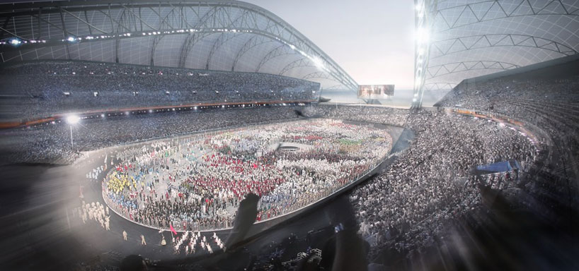 POPULOUS sochi 2014 winter olympic stadium designboom