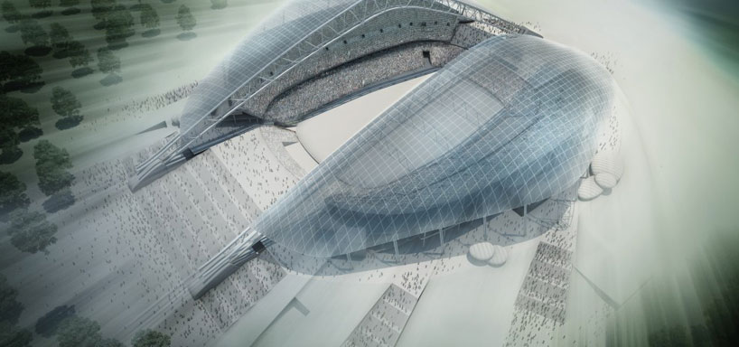 POPULOUS sochi 2014 winter olympic stadium designboom