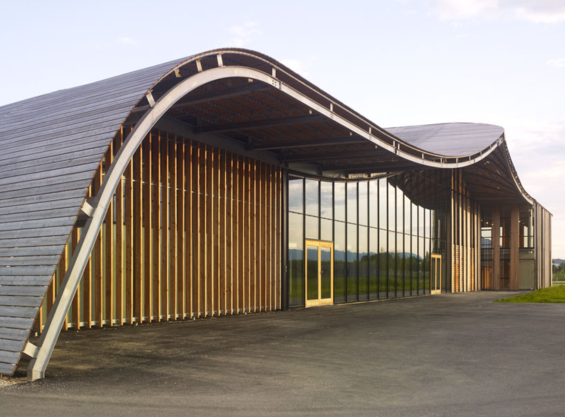 herault arnod architectes rossignol global headquarters designboom