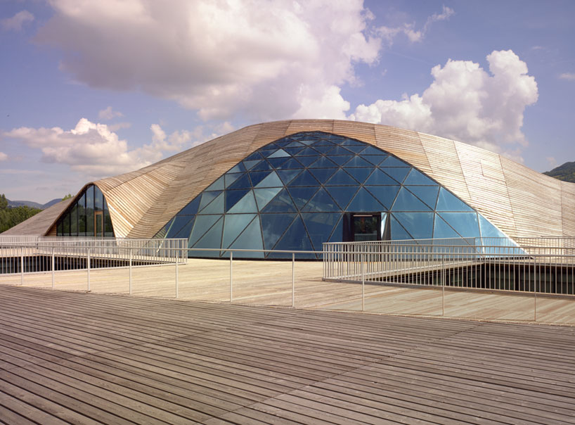 herault arnod architectes rossignol global headquarters designboom