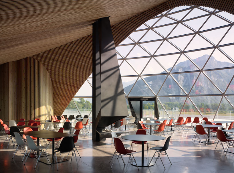 herault arnod architectes rossignol global headquarters designboom