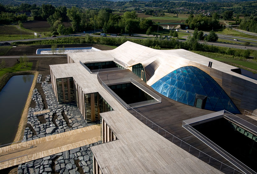 herault arnod architectes rossignol global headquarters designboom