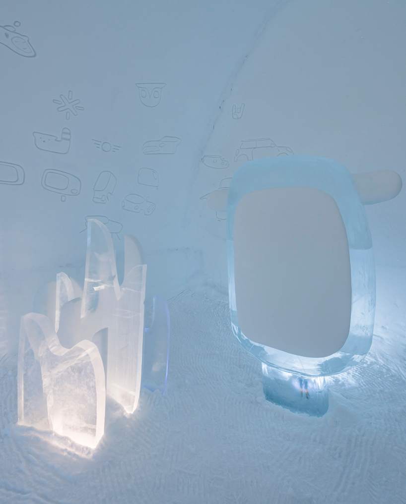 ice hotel in sweden by MINI