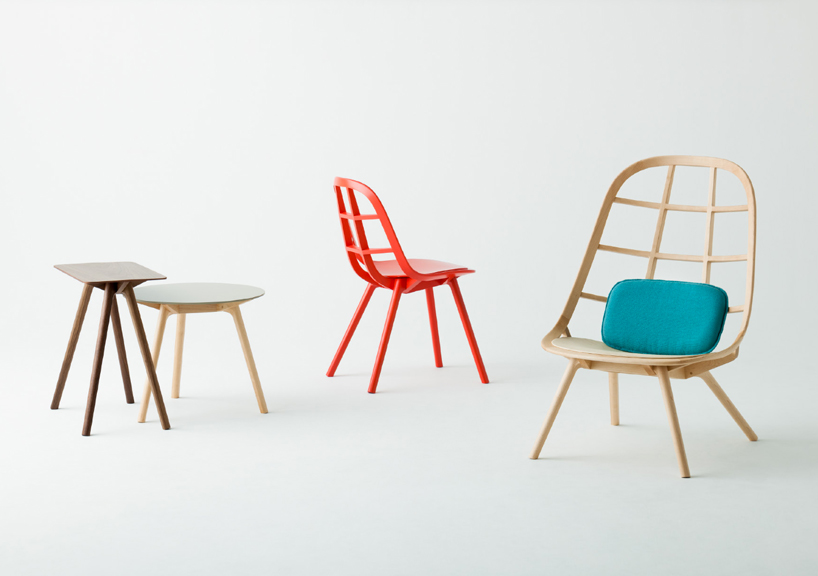 MEETEE nadia furniture collection by jin kuramoto studio for matsuso-T designboom