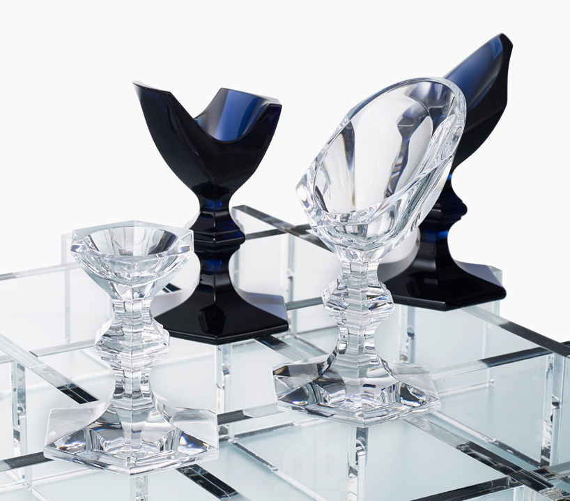 baccarat celebrates 250th anniversary with harcourt chess set by nendo