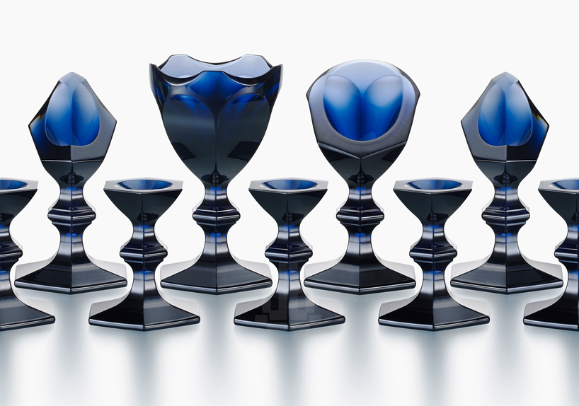 baccarat celebrates 250th anniversary with harcourt chess set by nendo