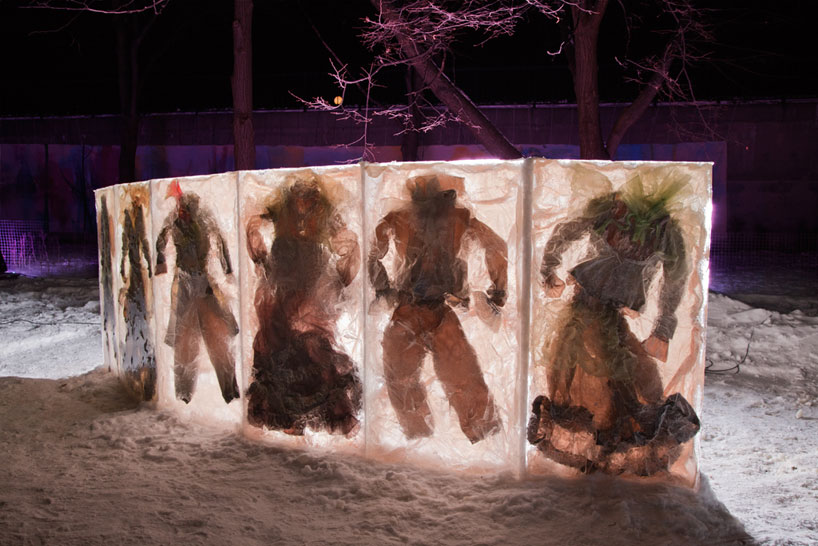 nicole dextras freezes garments in solid blocks of ice - 5