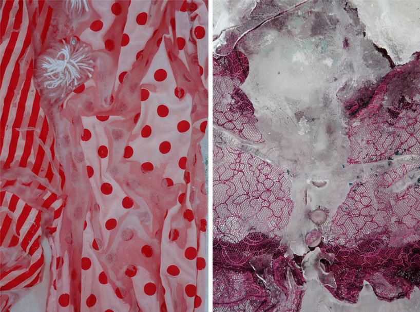 nicole dextras freezes garments in solid blocks of ice - 4