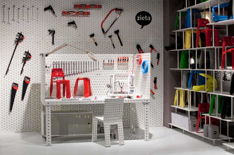  3+ creativity workshop and 3+ cafe by zieta at imm cologne 2014