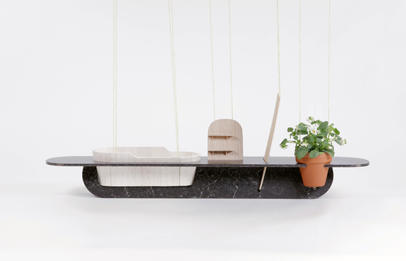 raw edges islands caesarstone designboom