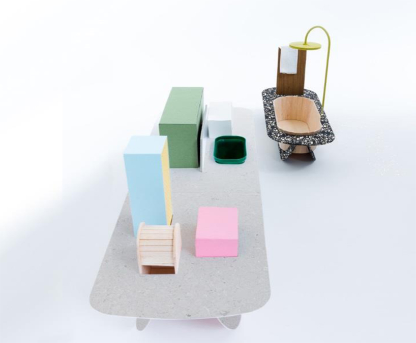 raw edges islands caesarstone designboom