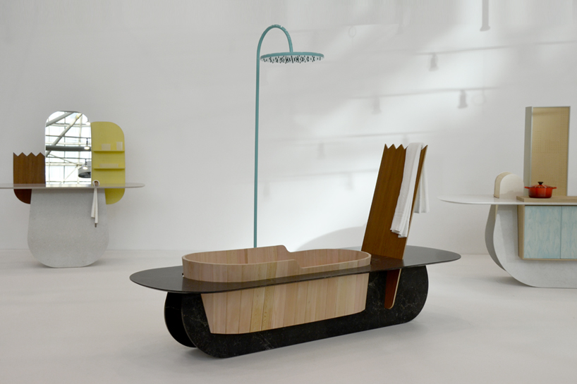 raw edges islands caesarstone designboom