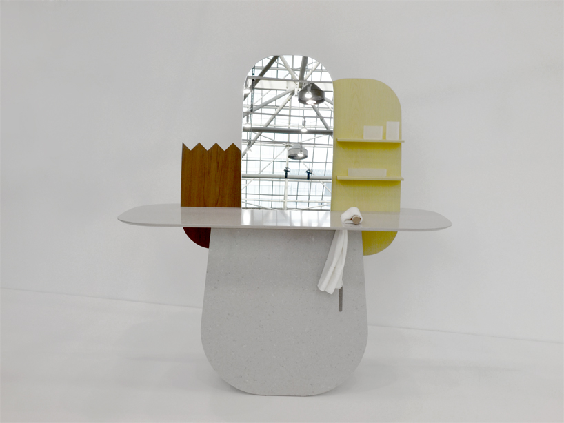 raw edges islands caesarstone designboom