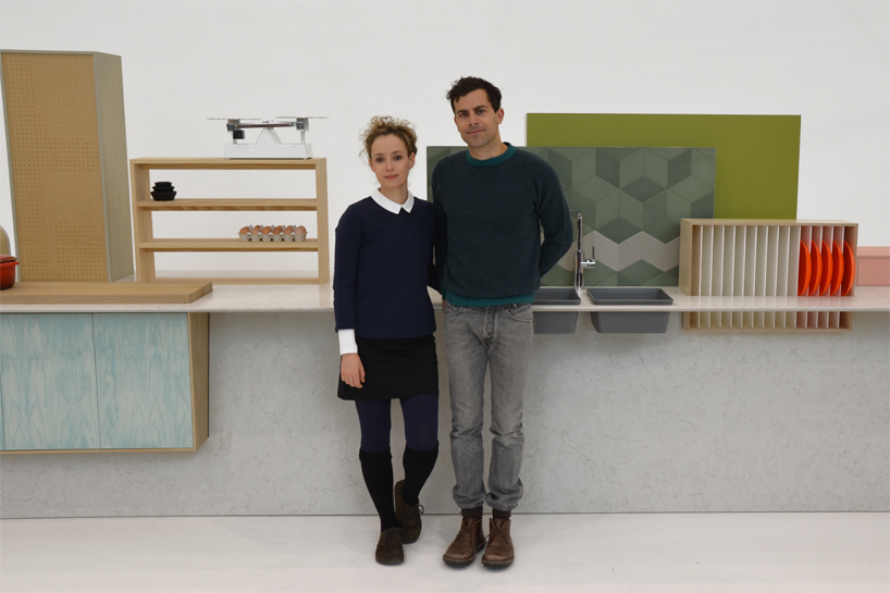 raw edges islands caesarstone designboom