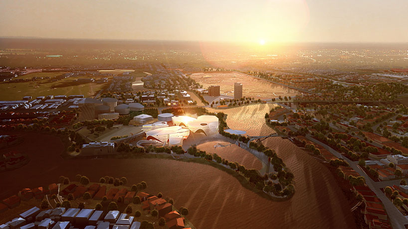 CRAB-studio-proposal-for-gold-coast-cultural-precinct-designboom-02