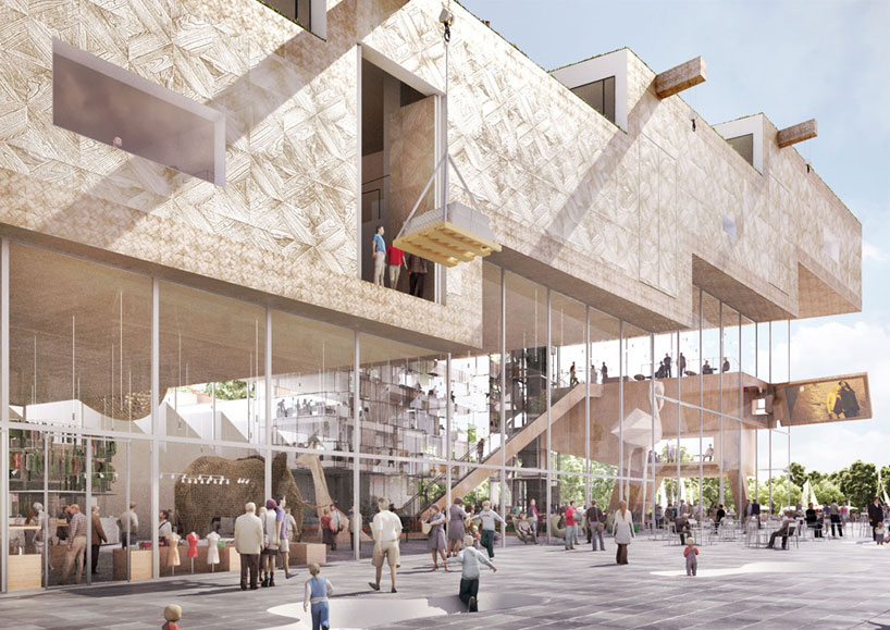 NL architects ArtA cultural center arnhem designboom
