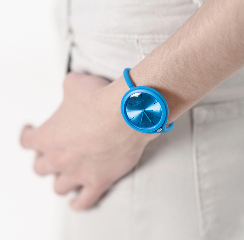 aluminum take time watch for lexon by mathieu lehanneur