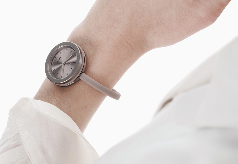 aluminum take time watch for lexon by mathieu lehanneur