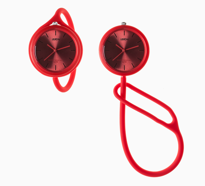 aluminum take time watch for lexon by mathieu lehanneur