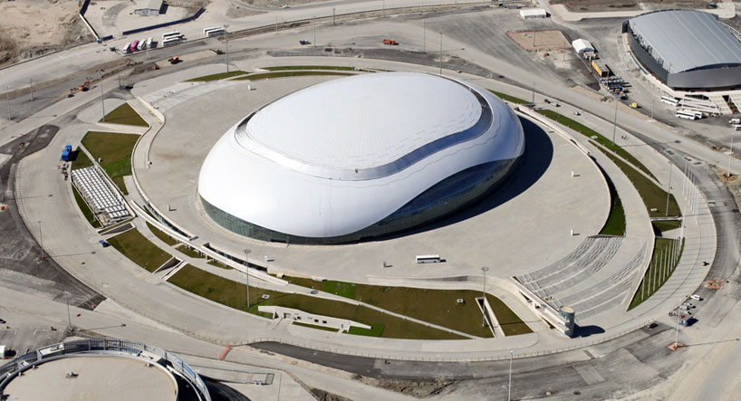 bolshoy ice dome sochi 2014 winter olympics designboom