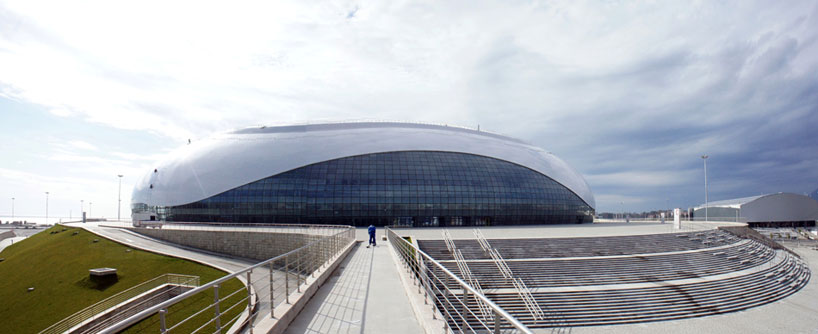 bolshoy ice dome sochi 2014 winter olympics designboom