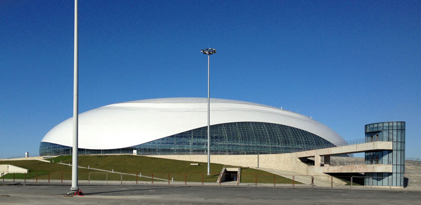 bolshoy ice dome sochi 2014 winter olympics designboom