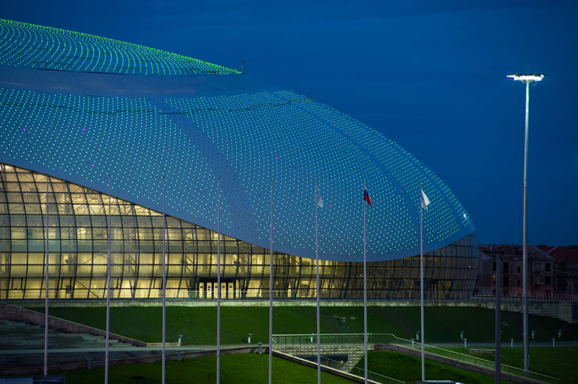 bolshoy ice dome sochi 2014 winter olympics designboom
