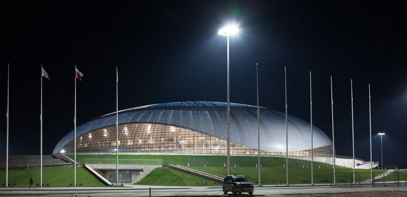 bolshoy ice dome sochi 2014 winter olympics designboom