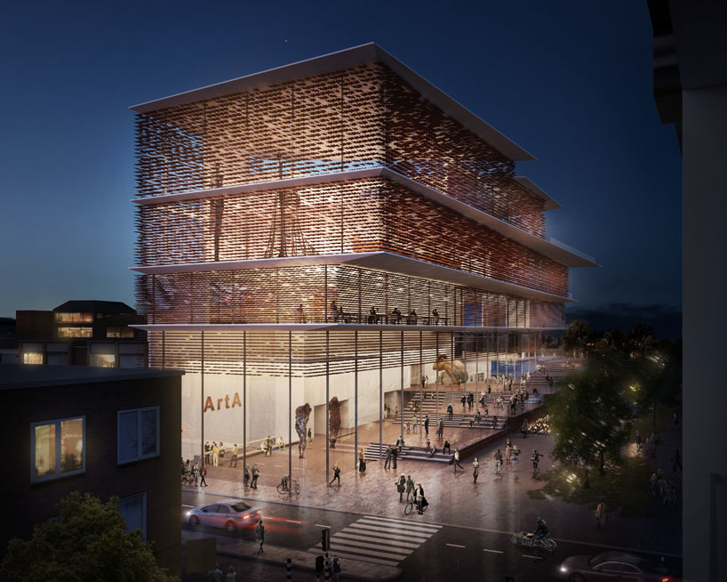 kengo kuma ArtA arnhem designboom