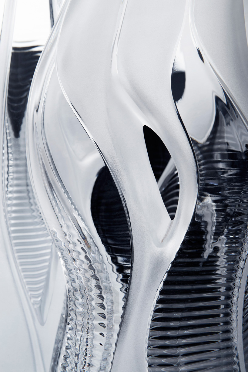 lalique presents crystal architecture collection by zaha hadid