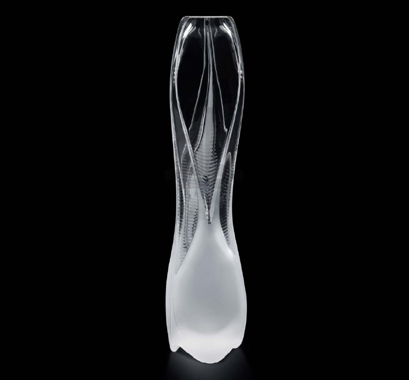 lalique presents crystal architecture collection by zaha hadid