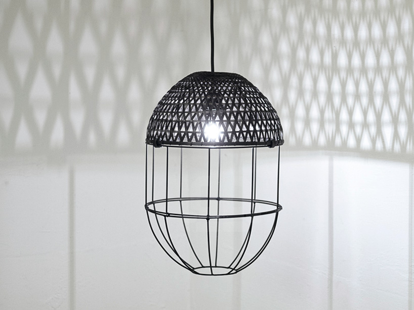studio ljung ljung bamboo pop lampshade designboom 