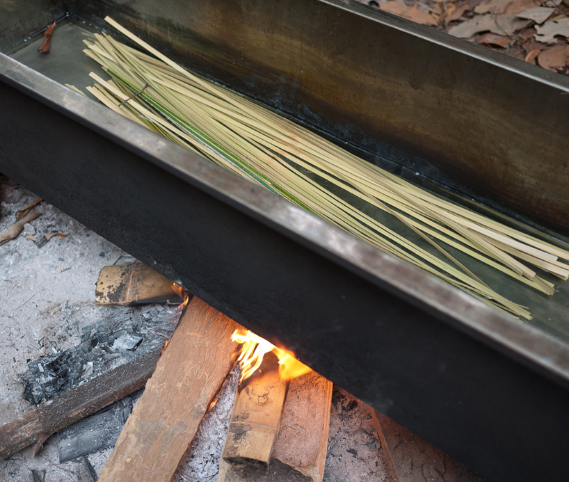 studio ljung ljung bamboo pop lampshade designboom 