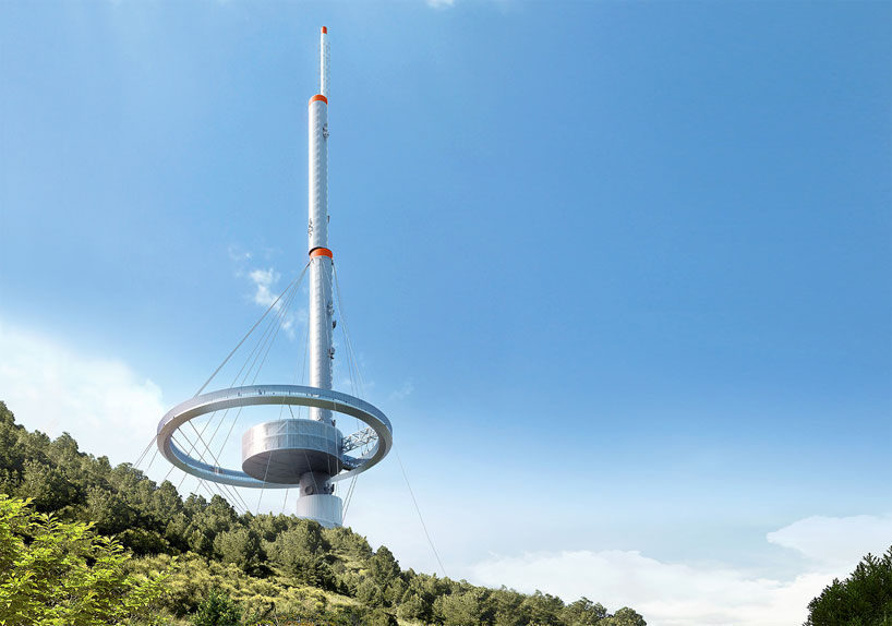 torre antena santiago architects of invention designboom