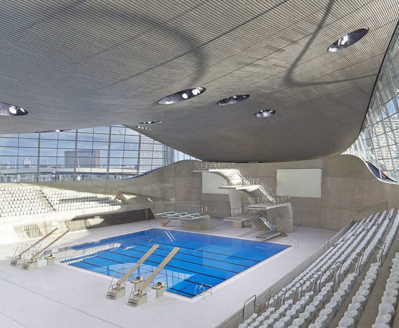 zaha hadid opens london aquatics centre to the public