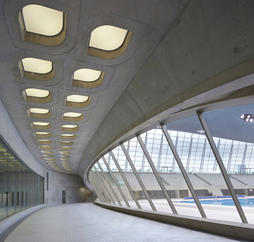 zaha hadid london aquatics centre public opening