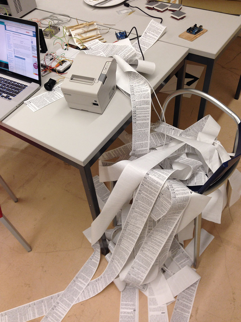 CONSTI2GO receipt printer hacked to print the US consitution in 6 seconds