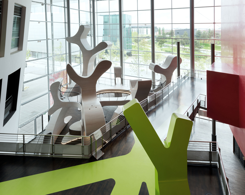 J. mayer H. architects designs interior for children's pedagogical playground at autostadt wolfsburg