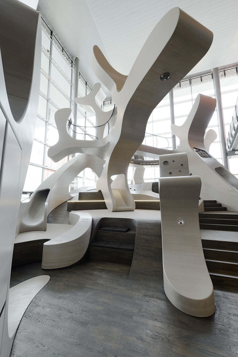 J. mayer H. architects designs interior for children's pedagogical playground at autostadt wolfsburg