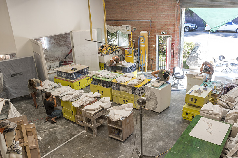 alex seton carves 28 marble lifejackets