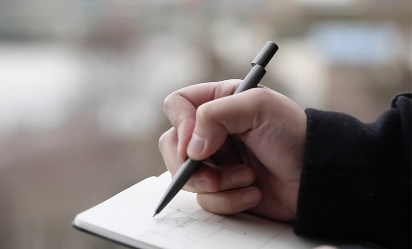 align pen beyond object designboom