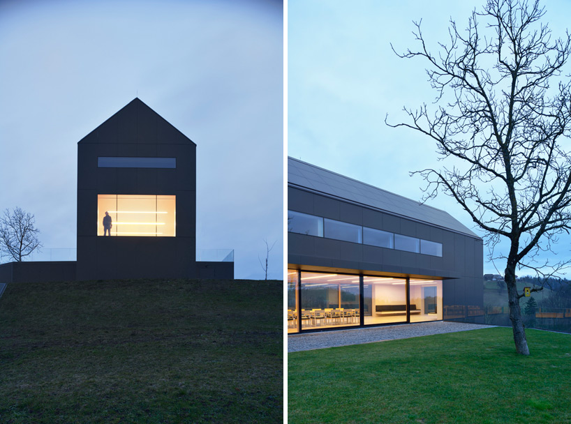 architektura d.o.o. the black barn designboom