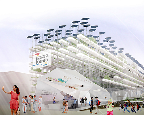 BCHO architects' proposal for the korean pavilion at the 2015 expo milan