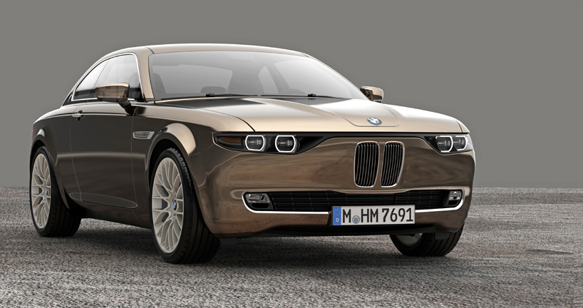  El BMW CS vintage concept de david obendorfer rinde homenaje a la serie E9