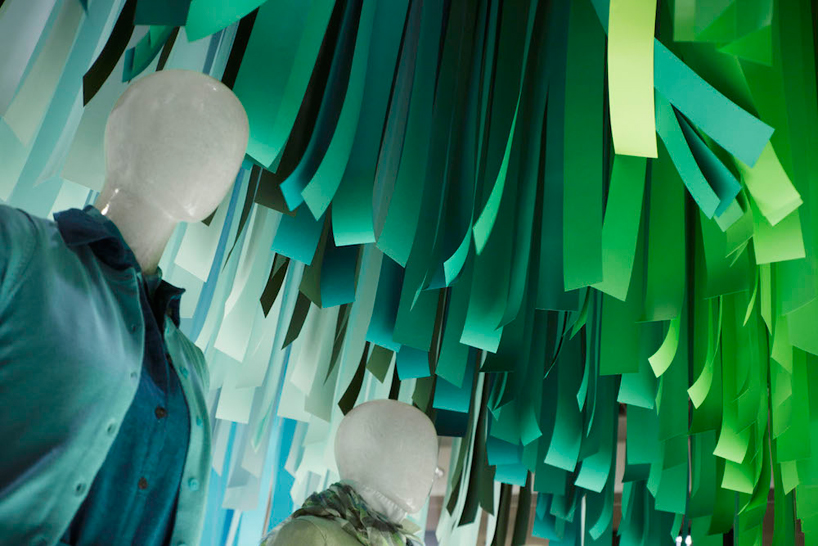emmanuelle moureaux UNIQLO ginza colorful wind designboom