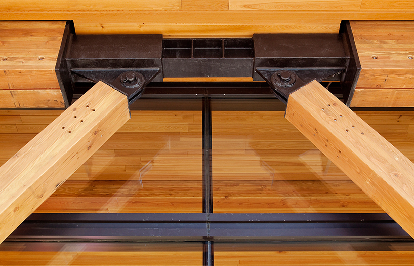 gensler structures jackson hole airport with wood trusses