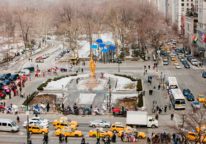 olaf breuning places clouds above the central park sky