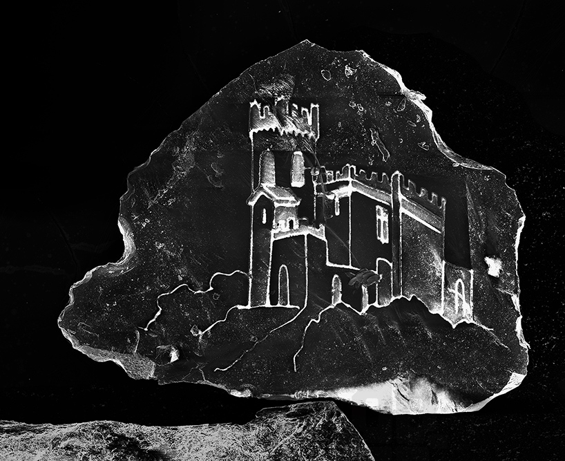 vik muniz + marcelo coelho etch sandcastles on grains of sand