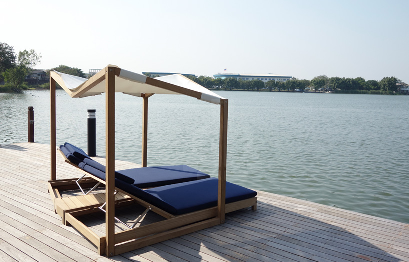 deesawat butterfly lounger chair designboom