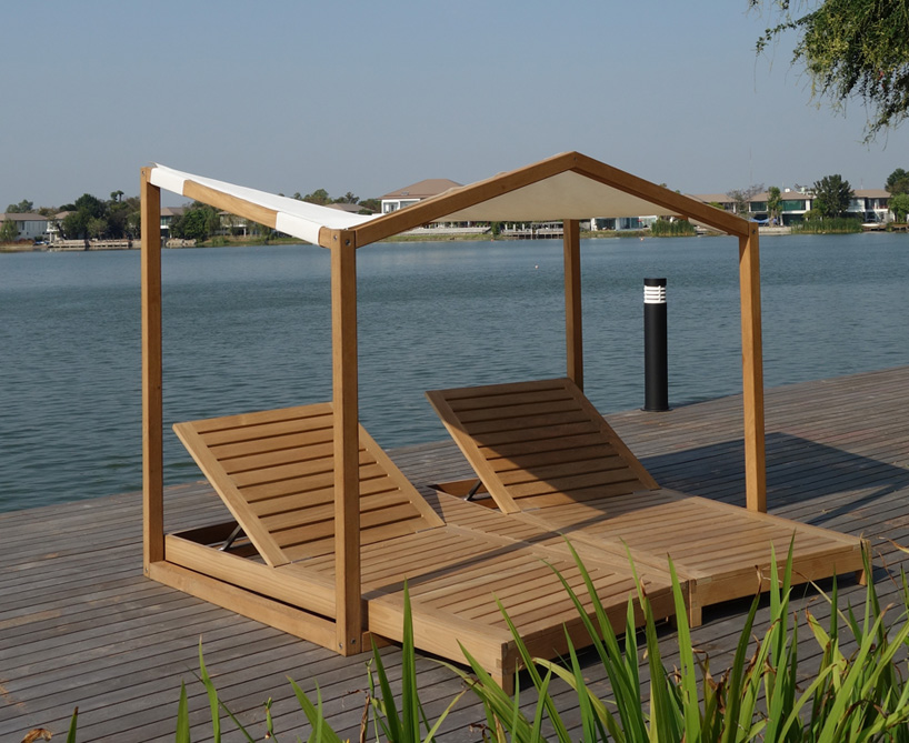 deesawat butterfly lounger chair designboom